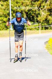 04.06.2024, Lenzerheide, Switzerland (SUI): Silvan Hauser (SUI) - Cross-Country training, Lenzerheide (SUI). www.nordicfocus.com. © Manzoni/NordicFocus. Every downloaded picture is fee-liable.