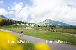 09.07.2024, Lavaze, Italy (ITA): Nadine Faehndrich (SUI) - Cross-Country summer training, Lavaze (ITA). www.nordicfocus.com. © Vanzetta/NordicFocus. Every downloaded picture is fee-liable.