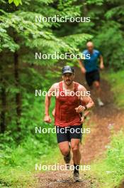 21.06.2024, Les Diablerets, Switzerland (SUI): Jonas Baumann (SUI) - Cross-Country summer training, Les Diablerets (SUI). www.nordicfocus.com. © Manzoni/NordicFocus. Every downloaded picture is fee-liable.