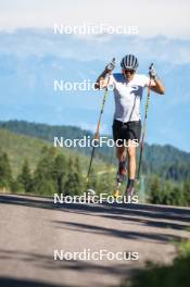 08.08.2024, Lavaze, Italy (ITA): Lucas Boegl (GER) - Cross-Country summer training, Lavaze (ITA). www.nordicfocus.com. © Vanzetta/NordicFocus. Every downloaded picture is fee-liable.