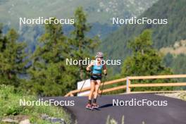 15.08.2024, Ulrichen, Switzerland (SUI): Victoria Carl (GER) - Cross-Country summer training, Ulrichen (SUI). www.nordicfocus.com. © Manzoni/NordicFocus. Every downloaded picture is fee-liable.