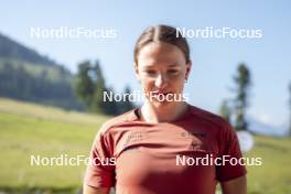 09.07.2024, Lavaze, Italy (ITA): Nadine Faehndrich (SUI) - Cross-Country summer training, Lavaze (ITA). www.nordicfocus.com. © Vanzetta/NordicFocus. Every downloaded picture is fee-liable.