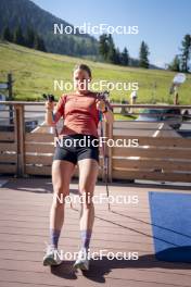 09.07.2024, Lavaze, Italy (ITA): Nadine Faehndrich (SUI) - Cross-Country summer training, Lavaze (ITA). www.nordicfocus.com. © Vanzetta/NordicFocus. Every downloaded picture is fee-liable.