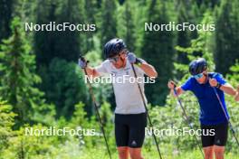 21.06.2024, Les Diablerets, Switzerland (SUI): Jason Rueesch (SUI) - Cross-Country summer training, Les Diablerets (SUI). www.nordicfocus.com. © Manzoni/NordicFocus. Every downloaded picture is fee-liable.