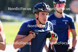 06.08.2024, Lenzerheide, Switzerland (SUI): Valerio Grond (SUI) - Cross-Country summer training, Lenzerheide (SUI). www.nordicfocus.com. © Manzoni/NordicFocus. Every downloaded picture is fee-liable.