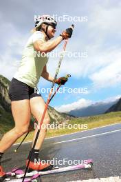 14.08.2024, Ulrichen, Switzerland (SUI): Victoria Carl (GER) - Cross-Country summer training, Ulrichen (SUI). www.nordicfocus.com. © Manzoni/NordicFocus. Every downloaded picture is fee-liable.