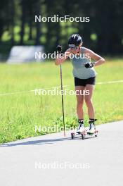 18.07.2024, Lenzerheide, Switzerland (SUI): Lea Fischer (SUI) - Cross-Country summer training, Lenzerheide (SUI). www.nordicfocus.com. © Manzoni/NordicFocus. Every downloaded picture is fee-liable.