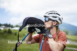 09.07.2024, Lavaze, Italy (ITA): Nadine Faehndrich (SUI) - Cross-Country summer training, Lavaze (ITA). www.nordicfocus.com. © Vanzetta/NordicFocus. Every downloaded picture is fee-liable.