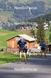 07.08.2024, Lenzerheide, Switzerland (SUI): Jon-Fadri Nufer (SUI) - Cross-Country summer training, Lenzerheide (SUI). www.nordicfocus.com. © Manzoni/NordicFocus. Every downloaded picture is fee-liable.