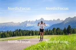 08.08.2024, Lavaze, Italy (ITA): Lucas Boegl (GER) - Cross-Country summer training, Lavaze (ITA). www.nordicfocus.com. © Vanzetta/NordicFocus. Every downloaded picture is fee-liable.