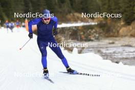 06.11.2024, Davos, Switzerland (SUI): Erwan Kaeser (SUI) - Cross-Country training, snowfarming track, Davos (SUI). www.nordicfocus.com. © Manzoni/NordicFocus. Every downloaded picture is fee-liable.