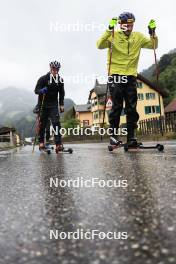 13.09.2024, Schiers, Switzerland (SUI): Beda Klee (SUI), Jonas Baumann (SUI), (l-r) - Cross-Country summer training, Lenzerheide (SUI). www.nordicfocus.com. © Manzoni/NordicFocus. Every downloaded picture is fee-liable.