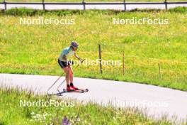 04.06.2024, Lenzerheide, Switzerland (SUI): Victoria Carl (GER) - Cross-Country training, Lenzerheide (SUI). www.nordicfocus.com. © Manzoni/NordicFocus. Every downloaded picture is fee-liable.