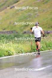 14.08.2024, Ulrichen, Switzerland (SUI): Tom Emilio Wagner (GER) - Cross-Country summer training, Ulrichen (SUI). www.nordicfocus.com. © Manzoni/NordicFocus. Every downloaded picture is fee-liable.