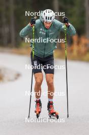 13.10.2024, Ramsau am Dachstein, Austria (AUT): Andrew Young (GBR) - Cross-Country summer training, Ramsau am Dachstein (AUT). www.nordicfocus.com. © Manzoni/NordicFocus. Every downloaded picture is fee-liable.