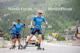 19.06.2024, Tignes, France (FRA): Remi Bourdin (FRA) - Cross-Country summer training, Tignes (FRA). www.nordicfocus.com. © Authamayou/NordicFocus. Every downloaded picture is fee-liable.