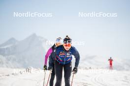 19.06.2024, Tignes, France (FRA): Mélissa Gal (FRA) - Cross-Country summer training, Tignes (FRA). www.nordicfocus.com. © Authamayou/NordicFocus. Every downloaded picture is fee-liable.