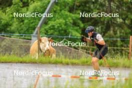 21.06.2024, Les Diablerets, Switzerland (SUI): Valerio Grond (SUI) - Cross-Country summer training, Les Diablerets (SUI). www.nordicfocus.com. © Manzoni/NordicFocus. Every downloaded picture is fee-liable.