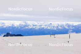 22.06.2024, Les Diablerets, Switzerland (SUI): Event Feature: Overview over the Glacier 3000 - Cross-Country summer training on the Glacier 3000, Les Diablerets (SUI). www.nordicfocus.com. © Manzoni/NordicFocus. Every downloaded picture is fee-liable.