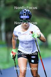 14.08.2024, Ulrichen, Switzerland (SUI): Katharina Hennig (GER) - Cross-Country summer training, Ulrichen (SUI). www.nordicfocus.com. © Manzoni/NordicFocus. Every downloaded picture is fee-liable.