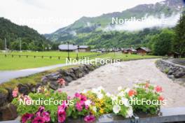 21.06.2024, Les Diablerets, Switzerland (SUI): Event Feature: rainy weather - Cross-Country summer training, Les Diablerets (SUI). www.nordicfocus.com. © Manzoni/NordicFocus. Every downloaded picture is fee-liable.