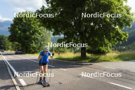 10.07.2024, Lavaze, Italy (ITA): Nadine Faehndrich (SUI) - Cross-Country summer training, Lavaze (ITA). www.nordicfocus.com. © Vanzetta/NordicFocus. Every downloaded picture is fee-liable.