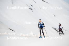 18.06.2024, Tignes, France (FRA): Delphine Claudel (FRA) - Cross-Country summer training, Tignes (FRA). www.nordicfocus.com. © Authamayou/NordicFocus. Every downloaded picture is fee-liable.