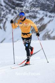 14.10.2024, Ramsau am Dachstein, Austria (AUT): Anian Sossau (GER) - Cross-Country summer training, Dachsteinglacier, Ramsau am Dachstein (AUT). www.nordicfocus.com. © Manzoni/NordicFocus. Every downloaded picture is fee-liable.