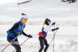 18.06.2024, Tignes, France (FRA): Delphine Claudel (FRA) - Cross-Country summer training, Tignes (FRA). www.nordicfocus.com. © Authamayou/NordicFocus. Every downloaded picture is fee-liable.