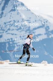 18.06.2024, Tignes, France (FRA): Léna Quintin (FRA) - Cross-Country summer training, Tignes (FRA). www.nordicfocus.com. © Authamayou/NordicFocus. Every downloaded picture is fee-liable.