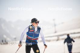 19.06.2024, Tignes, France (FRA): Jules Lapierre (FRA) - Cross-Country summer training, Tignes (FRA). www.nordicfocus.com. © Authamayou/NordicFocus. Every downloaded picture is fee-liable.