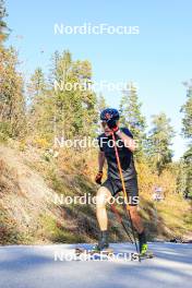 12.10.2024, Ramsau am Dachstein, Austria (AUT): Alexander Brandner (GER) - Cross-Country summer training, Ramsau am Dachstein (AUT). www.nordicfocus.com. © Manzoni/NordicFocus. Every downloaded picture is fee-liable.