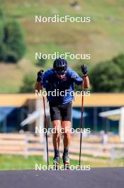 15.08.2024, Ulrichen, Switzerland (SUI): Florian Notz (GER) - Cross-Country summer training, Ulrichen (SUI). www.nordicfocus.com. © Manzoni/NordicFocus. Every downloaded picture is fee-liable.