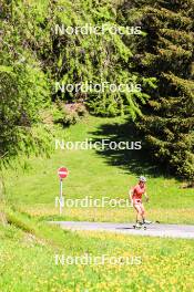 04.06.2024, Lenzerheide, Switzerland (SUI): Nadia Kaelin (SUI) - Cross-Country training, Lenzerheide (SUI). www.nordicfocus.com. © Manzoni/NordicFocus. Every downloaded picture is fee-liable.