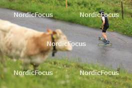 21.06.2024, Les Diablerets, Switzerland (SUI): Valerio Grond (SUI) - Cross-Country summer training, Les Diablerets (SUI). www.nordicfocus.com. © Manzoni/NordicFocus. Every downloaded picture is fee-liable.