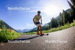 15.08.2024, Ulrichen, Switzerland (SUI): Jan Stoelben (GER) - Cross-Country summer training, Ulrichen (SUI). www.nordicfocus.com. © Manzoni/NordicFocus. Every downloaded picture is fee-liable.