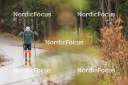 13.10.2024, Ramsau am Dachstein, Austria (AUT): Andrew Young (GBR) - Cross-Country summer training, Ramsau am Dachstein (AUT). www.nordicfocus.com. © Manzoni/NordicFocus. Every downloaded picture is fee-liable.