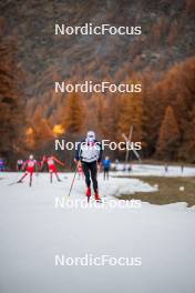 09.11.2024, Bessans, France (FRA): Hugo Lapalus (FRA) - Cross-Country summer training, Bessans (FRA). www.nordicfocus.com. © Authamayou/NordicFocus. Every downloaded picture is fee-liable.