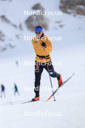 14.10.2024, Ramsau am Dachstein, Austria (AUT): Anian Sossau (GER) - Cross-Country summer training, Dachsteinglacier, Ramsau am Dachstein (AUT). www.nordicfocus.com. © Manzoni/NordicFocus. Every downloaded picture is fee-liable.