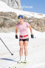 19.06.2024, Tignes, France (FRA): Flora Dolci (FRA) - Cross-Country summer training, Tignes (FRA). www.nordicfocus.com. © Authamayou/NordicFocus. Every downloaded picture is fee-liable.