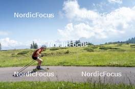 09.07.2024, Lavaze, Italy (ITA): Nadine Faehndrich (SUI) - Cross-Country summer training, Lavaze (ITA). www.nordicfocus.com. © Vanzetta/NordicFocus. Every downloaded picture is fee-liable.