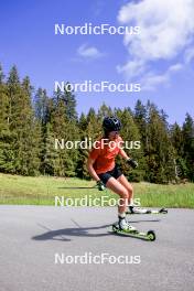 04.06.2024, Lenzerheide, Switzerland (SUI): Giuliana Werro (SUI) - Cross-Country training, Lenzerheide (SUI). www.nordicfocus.com. © Manzoni/NordicFocus. Every downloaded picture is fee-liable.