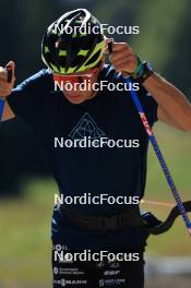 23.07.2024, Premanon, France (FRA): Clement Parisse (FRA) - Cross-Country summer training, Premanon (FRA). www.nordicfocus.com. © Manzoni/NordicFocus. Every downloaded picture is fee-liable.