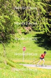 04.06.2024, Lenzerheide, Switzerland (SUI): Giuliana Werro (SUI) - Cross-Country training, Lenzerheide (SUI). www.nordicfocus.com. © Manzoni/NordicFocus. Every downloaded picture is fee-liable.