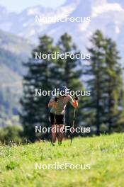 15.08.2024, Ulrichen, Switzerland (SUI): Lucas Boegl (GER) - Cross-Country summer training, Ulrichen (SUI). www.nordicfocus.com. © Manzoni/NordicFocus. Every downloaded picture is fee-liable.