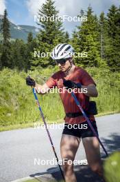 09.07.2024, Lavaze, Italy (ITA): Nadine Faehndrich (SUI) - Cross-Country summer training, Lavaze (ITA). www.nordicfocus.com. © Vanzetta/NordicFocus. Every downloaded picture is fee-liable.