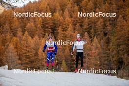 09.11.2024, Bessans, France (FRA): Hugo Lapalus (FRA) - Cross-Country summer training, Bessans (FRA). www.nordicfocus.com. © Authamayou/NordicFocus. Every downloaded picture is fee-liable.