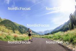 15.08.2024, Ulrichen, Switzerland (SUI): Lucas Boegl (GER) - Cross-Country summer training, Ulrichen (SUI). www.nordicfocus.com. © Manzoni/NordicFocus. Every downloaded picture is fee-liable.