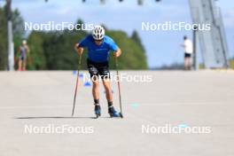 23.07.2024, Premanon, France (FRA): Theo Schely (FRA) - Cross-Country summer training, Premanon (FRA). www.nordicfocus.com. © Manzoni/NordicFocus. Every downloaded picture is fee-liable.