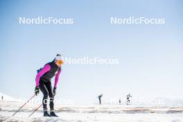 19.06.2024, Tignes, France (FRA): Delphine Claudel (FRA) - Cross-Country summer training, Tignes (FRA). www.nordicfocus.com. © Authamayou/NordicFocus. Every downloaded picture is fee-liable.